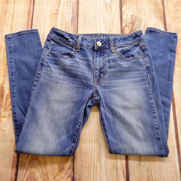 American Eagle Hi-Rise Jegging Jeans Sz 2 Short - Picture 2 of 5